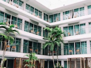 hotel units with palms in queensland